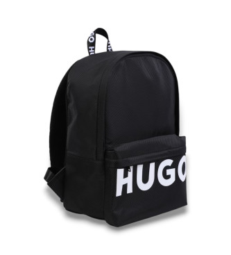 HUGO Textured backpack black