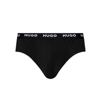 HUGO 3 Pack Triple Slips zwart