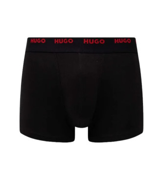 HUGO Pack 5 einfarbige Boxershorts mehrfarbig