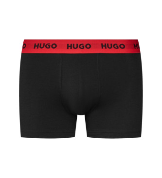 HUGO Packung tes Boxershorts schwarz, wei, rot