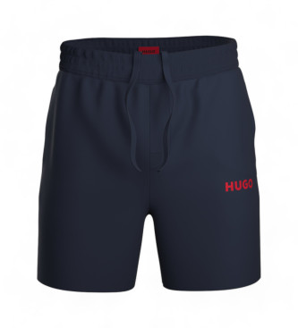 HUGO Linked navy shorts