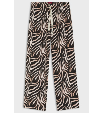 HUGO Spodnie od piżamy z nadrukiem zwierzęcym
