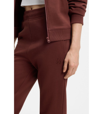 HUGO Pantalon Jogger Nelfinia marron
