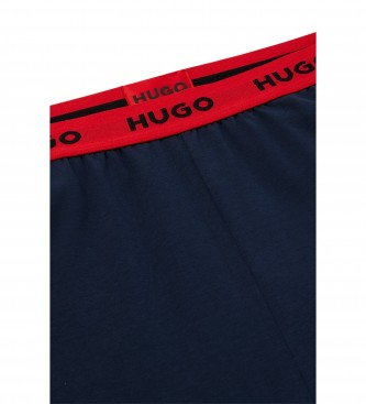 HUGO Navy Linked Trousers