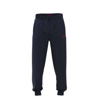 HUGO Navy Linked Trousers