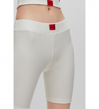 HUGO Pantaloni n Logo Bianco