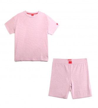 HUGO Pijama Liso rosa