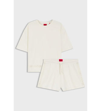 HUGO Pyjama Style gebroken wit