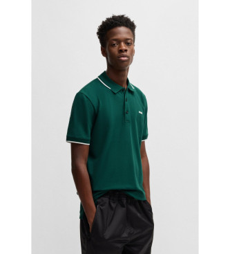 HUGO Dinoso green polo shirt