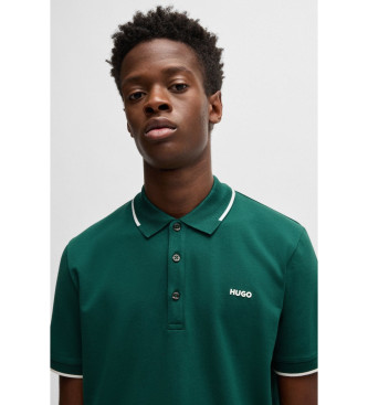 HUGO Dinoso green polo shirt