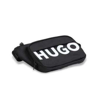HUGO Bum bag logo black