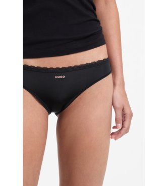 HUGO Set 3 Calcinhas Micro preto