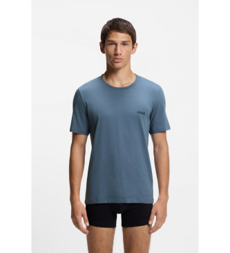 HUGO Set of 3 Cotton Undershirts blue, white, navy, navy