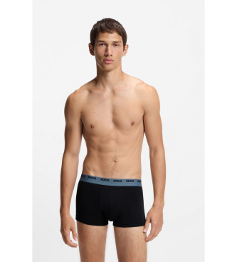 HUGO Komplet 5 osnovnih boksaric črne barve