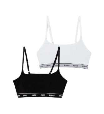 HUGO 2er-Set Logo-BHs wei�, schwarz