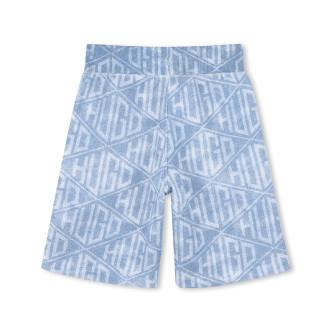 HUGO Blaue Logo-Shorts