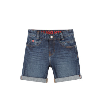 HUGO Blaue Denim-Shorts