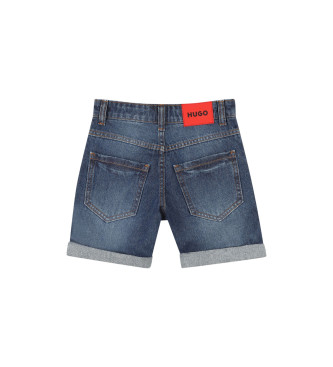 HUGO Blaue Denim-Shorts