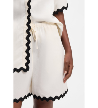 HUGO Haslala beige shorts