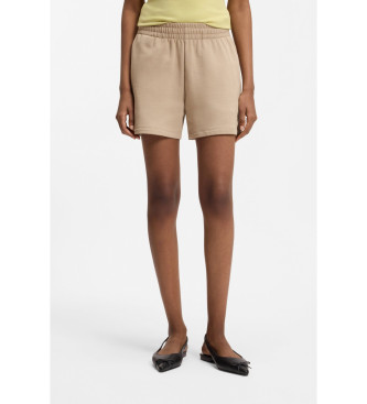HUGO Beżowe szorty Ninosta