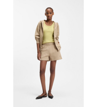 HUGO Beżowe szorty Ninosta