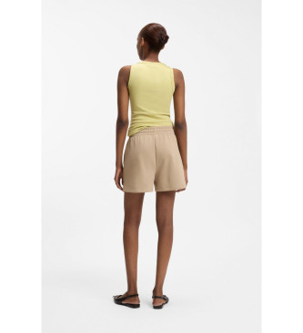 HUGO Beżowe szorty Ninosta