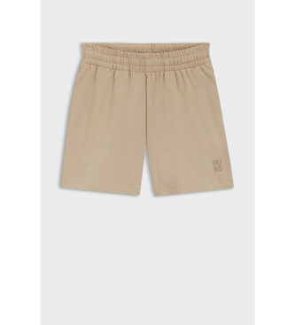 HUGO Beżowe szorty Ninosta