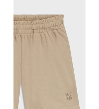 HUGO Beżowe szorty Ninosta