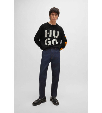 HUGO Jersey Stackon negro