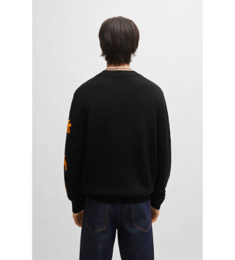 HUGO Stackon jumper black