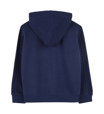 HUGO Sweatshirt med htte i navy