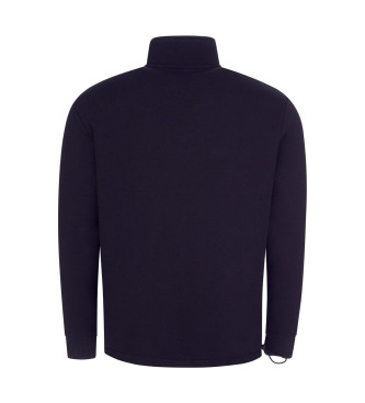 HUGO Linked navy zip-up sweatshirt