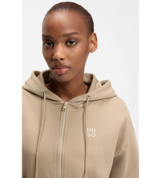 HUGO Bluza Dalfine beżowy
