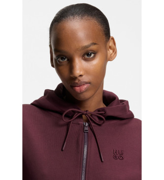 HUGO Sweater Dalfine bordeaux