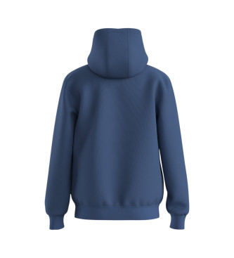 HUGO Sweat polaire zipp bleu