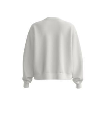 HUGO Felpa in pile beige Deroxina