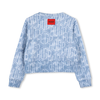 HUGO Franzsisches Fleece-Sweatshirt blau