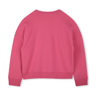 HUGO French pink fleece sweatshirt
