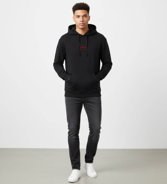 HUGO Felpa nera Laze