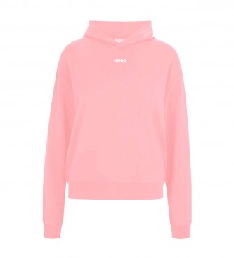 HUGO Pink relaxed sweatshirt