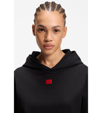 HUGO Signature sweater zwart