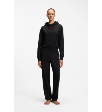 HUGO Signature sweater zwart