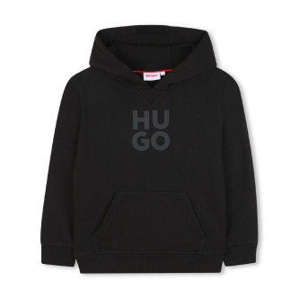 HUGO Black hooded sweatshirt