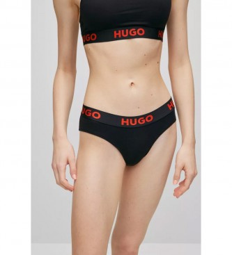 HUGO Waistband logo panties black