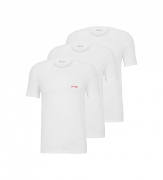 HUGO Pack 3 Camisetas Interiores Algodn blanco