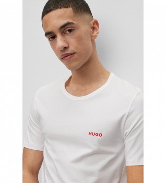 HUGO Confezione da 3 magliette in cotone bianco