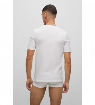 HUGO Pack 3 Camisetas Interiores Algodn blanco
