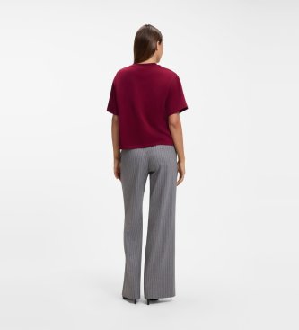 HUGO Top Duslant rojo