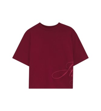 HUGO Top Duslant rojo