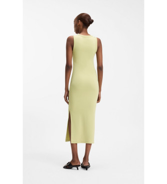 HUGO Nalimera beige kl�nning